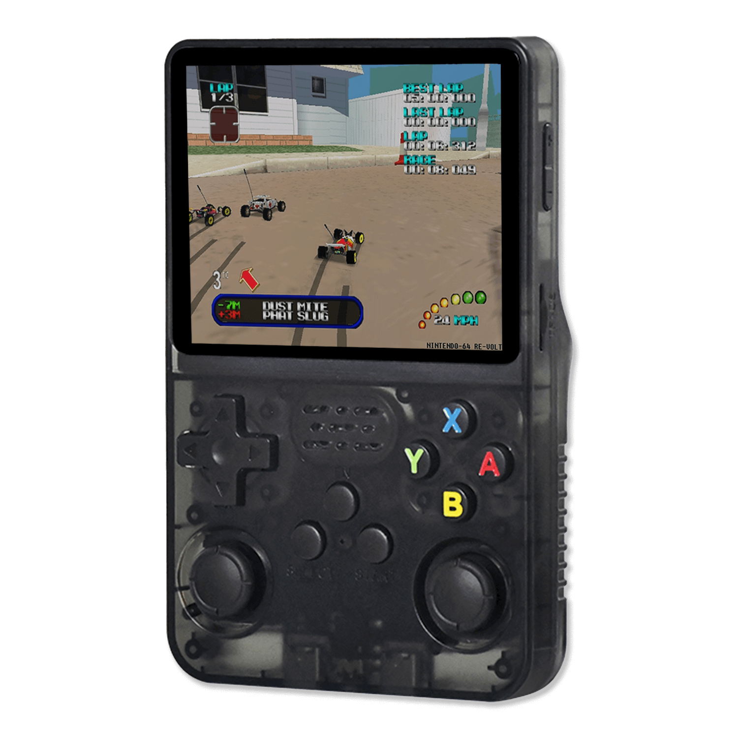 ゲームコンソール R36S 128G スケルトンブラック R36S handheld gaming console - DROIX