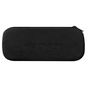 A sleek black protective case for the ONEXPLAYER ONEXFLY, featuring a minimalist design with the "ONEXPLAYER" logo subtly embossed on the front.