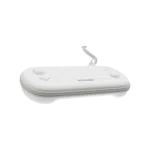 AYANEO Pocket EVO Case in white, highlighting a stylish and minimalistic design with button and joystick protection. Features a wrist strap for secure carrying.