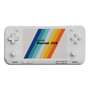 a white handheld video game controller