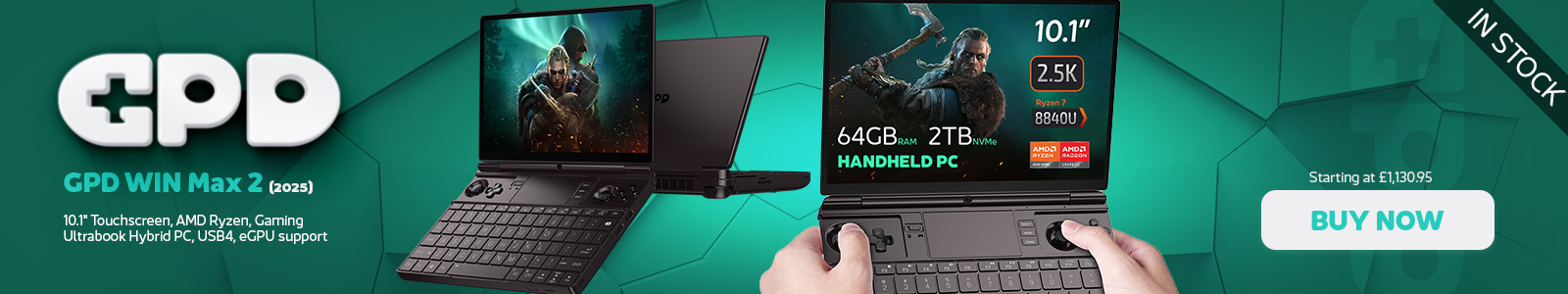 Image showing GPD WIN Max 2 (2025) Ultrabook Gaming Handheld