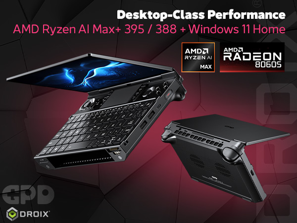 GPD WIN Max 3 Handheld Gaming PC 1 GPD WIN Max 3 desktop-class performance overview