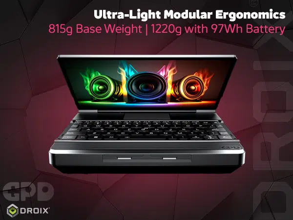 GPD WIN Max 3 Handheld Gaming PC 9 GPD WIN Max 3 modular clamshell design