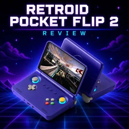 retroid-pocket-flip-2-review Play the Retroid Pocket Flip 2 review video featuring the Indigo clamshell gaming handheld.