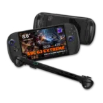Black OneXPlayer 3 handheld gaming PC shown from multiple angles: front, rear, top and side views